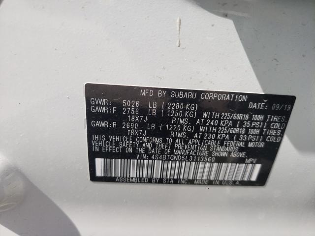 2020 SUBARU OUTBACK LI 4S4BTGND5L3113560