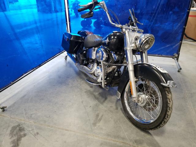 Salvage motorcycles for sale at Spartanburg, SC auction: 2002 Harley-Davidson Flstci
