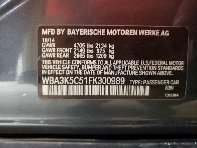 2015 BMW 328 D XDRI WBA3K5C51FK300989