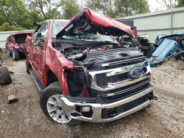 Salvage vehicles for parts for sale at auction: 2021 Ford F350 Super