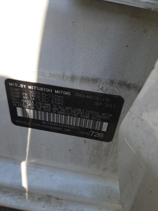 2014 MITSUBISHI MIRAGE DE ML32A3HJ2EH009573