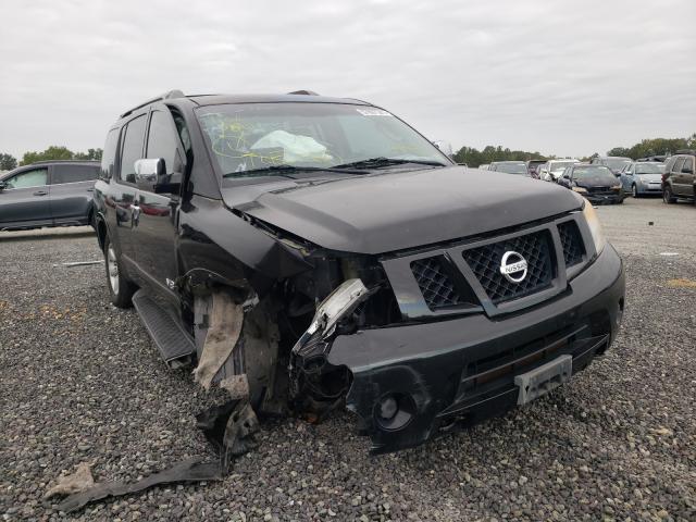 Salvage cars for sale from Copart Fredericksburg, VA: 2008 Nissan Armada SE