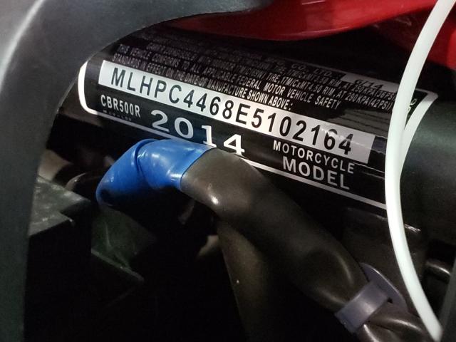 2014 HONDA CBR500 R MLHPC4468E5102164