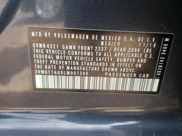 2020 VOLKSWAGEN GTI S 3VW6T7AU9LM001349