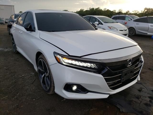 Salvage cars for sale from Copart Jacksonville, FL: 2021 Honda Accord Sport