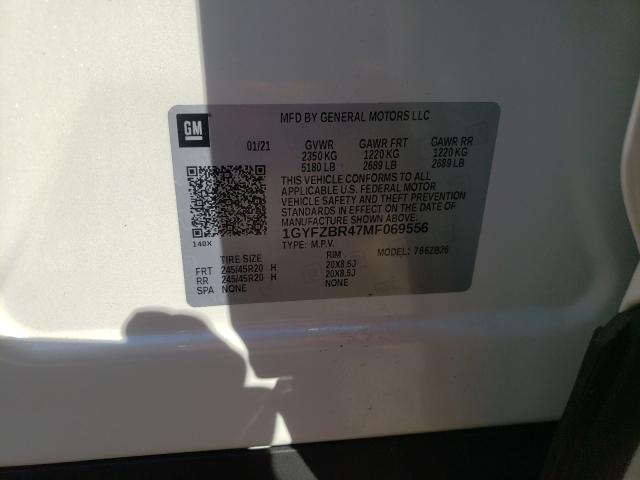 2021 CADILLAC XT4 LUXURY 1GYFZBR47MF069556