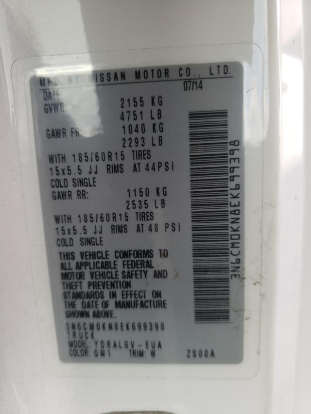 2014 NISSAN NV 200 3N6CM0KN8EK699398