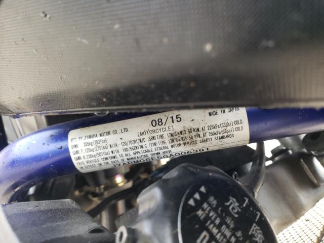 2016 YAMAHA FZ07 JYARM06E5GA006391