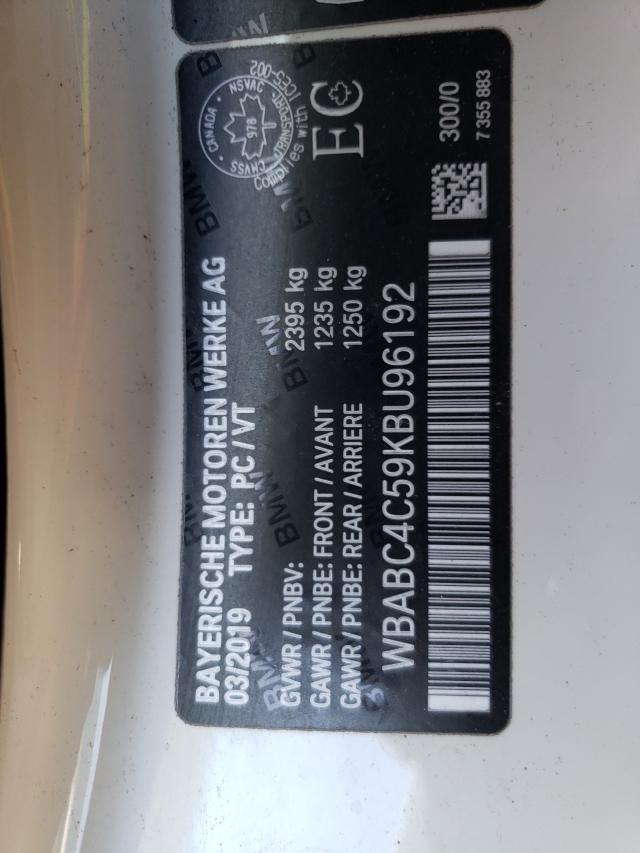 2019 BMW M850XI WBABC4C59KBU96192