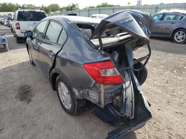2012 HONDA CIVIC HF 2HGFB2F67CH322521