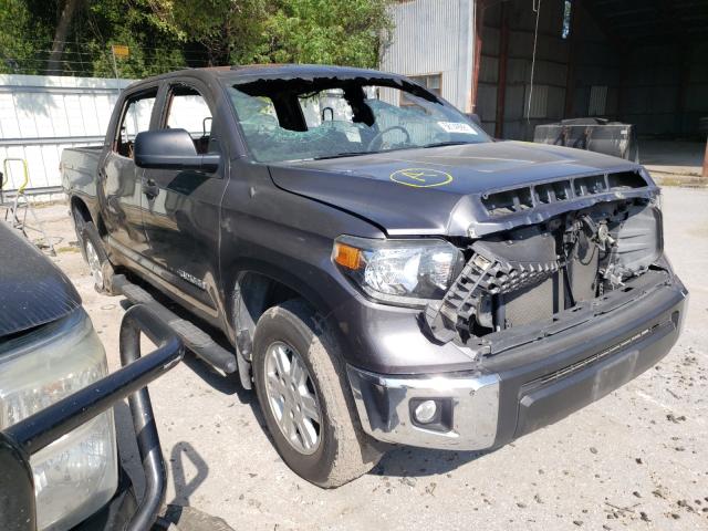 Salvage cars for sale from Copart Corpus Christi, TX: 2019 Toyota Tundra CRE