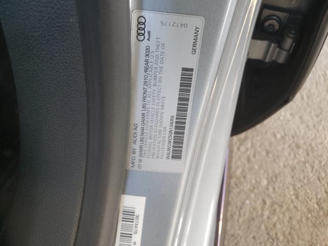 2016 AUDI S7 PRESTIG WAUW2AFC5GN134055