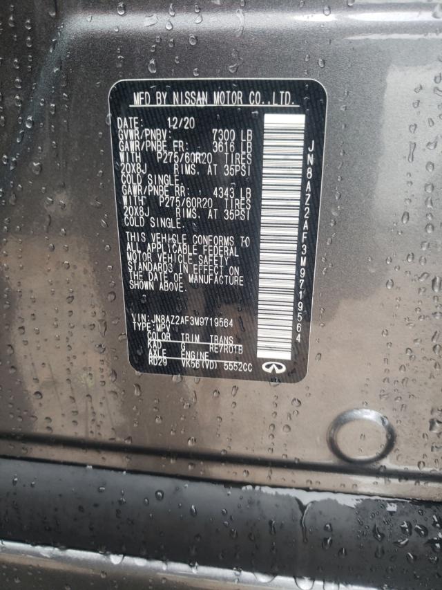 2021 INFINITI QX80 LUXE JN8AZ2AF3M9719564