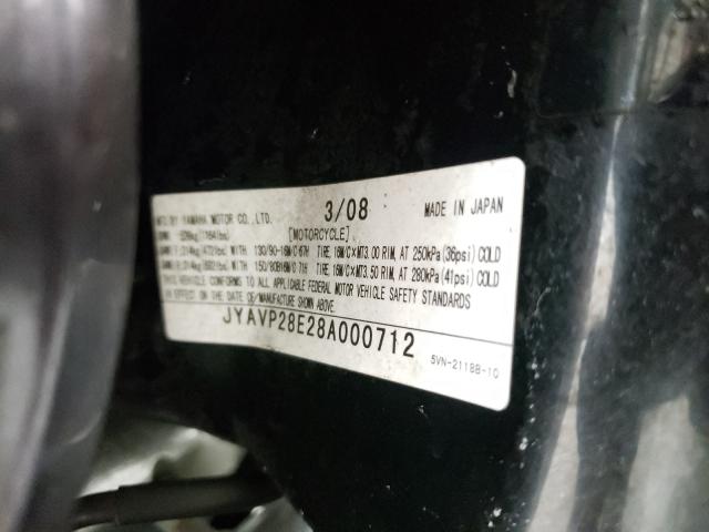 2008 YAMAHA XV1700 A JYAVP28E28A000712