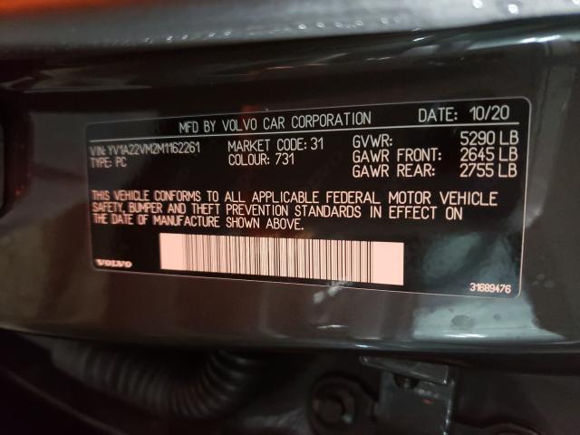 2021 VOLVO V90 T6 R-D YV1A22VM2M1162261