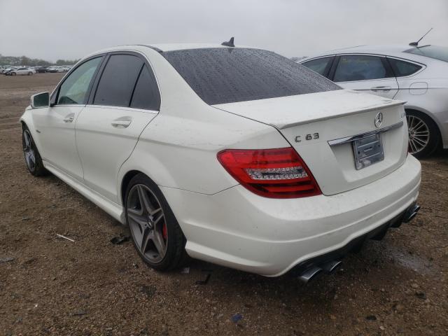 2012 MERCEDES-BENZ C 63 AMG WDDGF7HB5CA716702