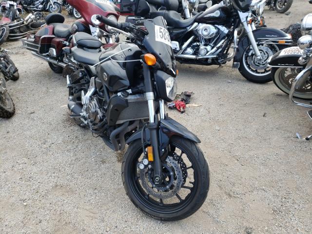 Salvage motorcycles for sale at Pekin, IL auction: 2016 Yamaha FZ07