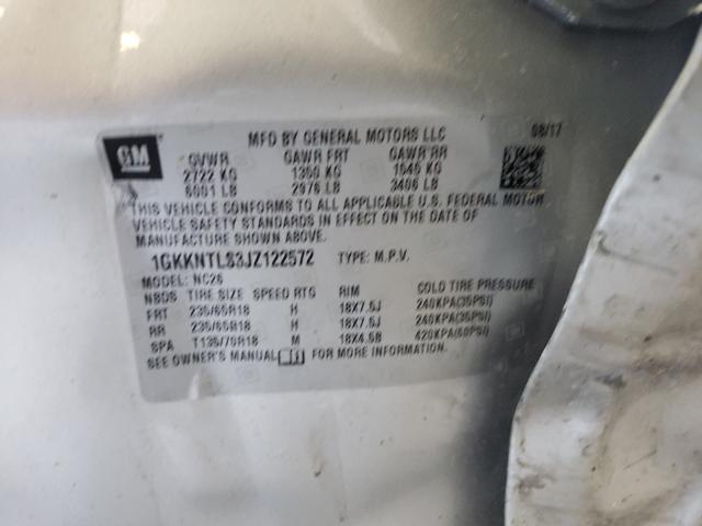 2018 GMC ACADIA ALL 1GKKNTLS3JZ122572