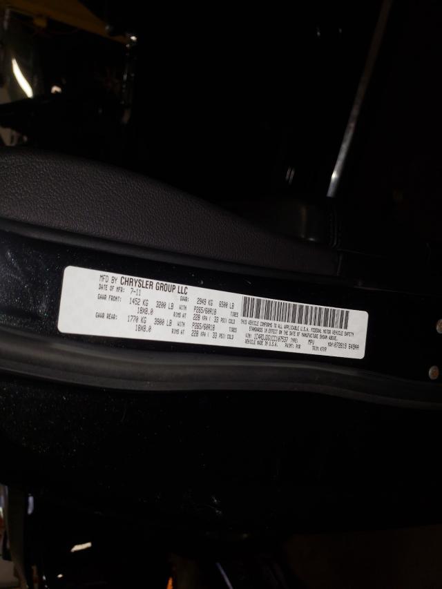 2012 DODGE DURANGO CR 1C4RDJDG1CC107537