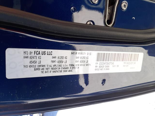 2016 DODGE CHARGER PO 2C3CDXAT3GH277349