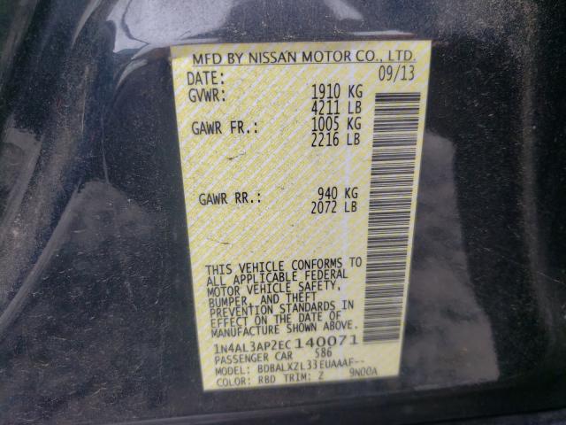 2014 NISSAN UK 1N4AL3AP2EC140071