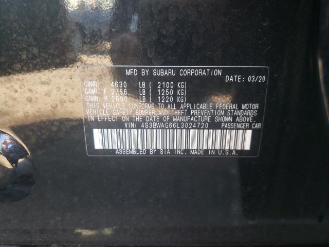 2020 SUBARU LEGACY SPO 4S3BWAG66L3024720