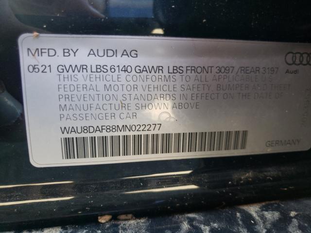 2021 AUDI A8 L WAU8DAF88MN022277