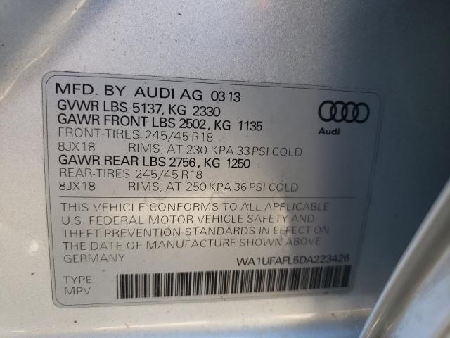 2013 AUDI A4 ALLROAD WA1UFAFL5DA223426