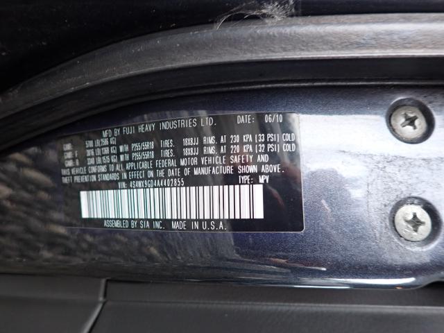 2010 SUBARU TRIBECA LI 4S4WX9GD4A4402855