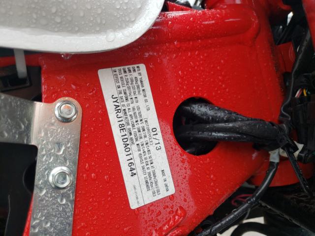 2013 YAMAHA FZ6 R JYARJ18E1DA011644