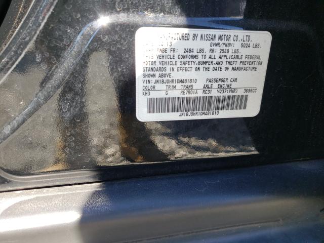 2013 INFINITI EX37 BASE JN1BJ0HR1DM481810