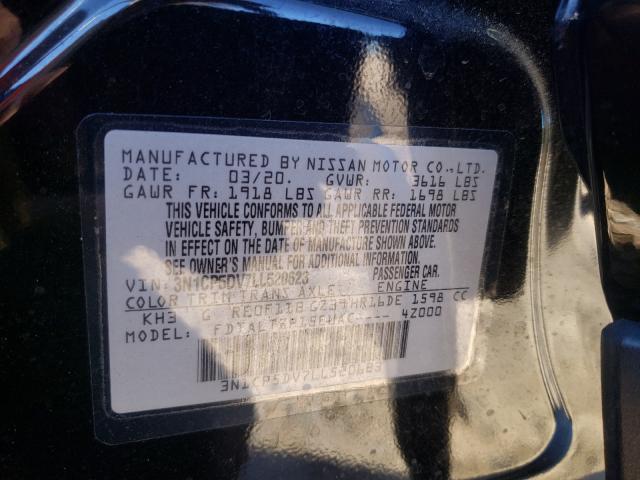 2020 NISSAN KICKS SR 3N1CP5DV7LL520623