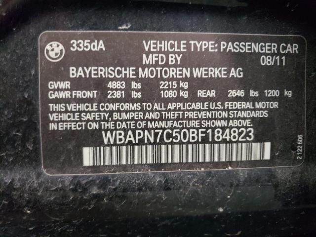 2011 BMW 335 D WBAPN7C50BF184823