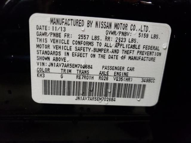 2014 INFINITI Q50 HYBRID JN1AV7AR5EM702684