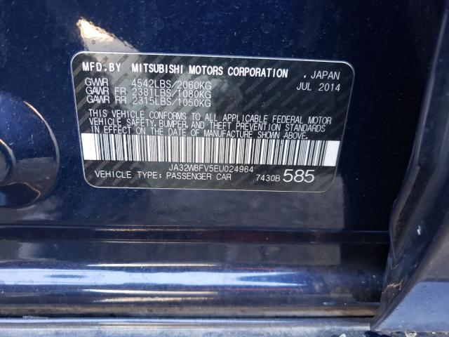 2014 MITSUBISHI LANCER EVO JA32W8FV5EU024964