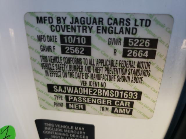 2011 JAGUAR XF SUPERCH SAJWA0HE2BMS01693