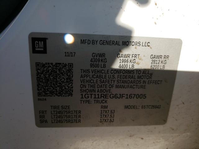 2018 GMC SIERRA C25 1GT11REG6JF167005