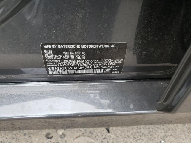 2018 BMW 320 XI WBA8A3C5XJA505755