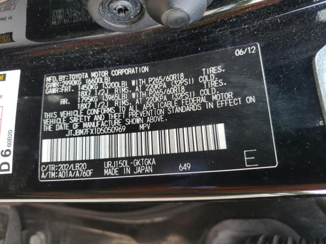2013 LEXUS GX 470 JTJBM7FX1D5050969