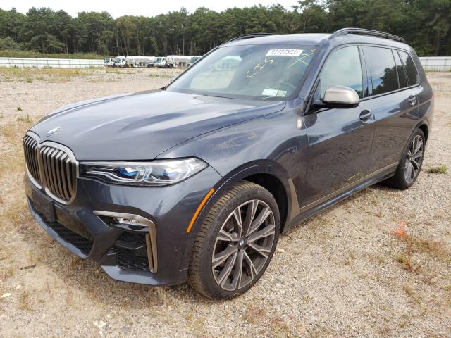 VIN 5UXCX6C02M9G78095 2021 BMW X7, M50I no.2