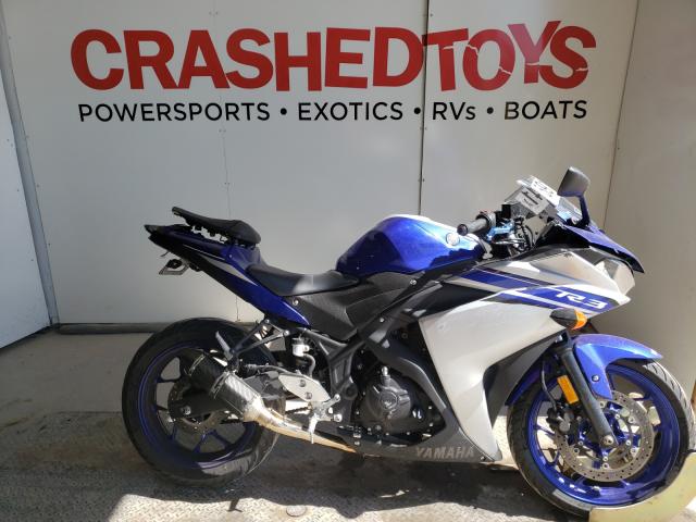 Salvage cars for sale from Copart Kansas City, KS: 2016 Yamaha YZFR3