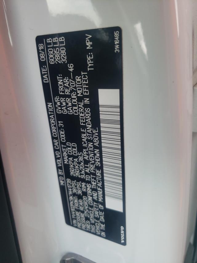 2019 VOLVO XC90 T5 MO YV4102PK9K1441739