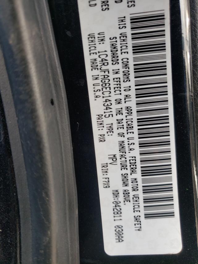 2014 JEEP GRAND CHER - 1C4RJFAG6EC143415