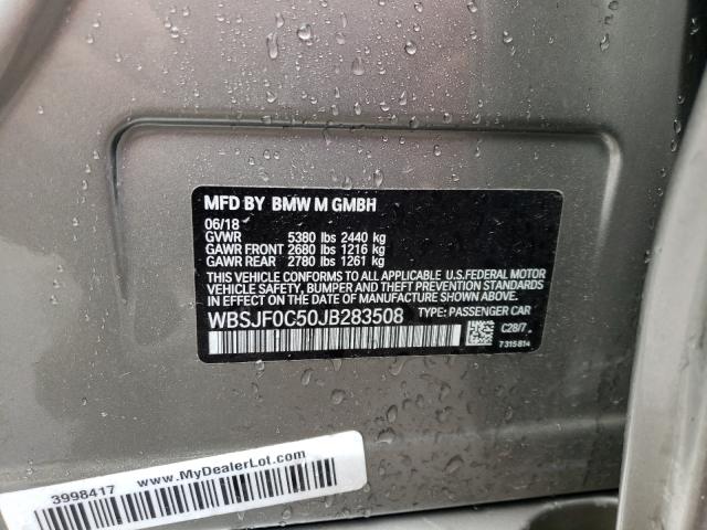 2018 BMW M5 WBSJF0C50JB283508
