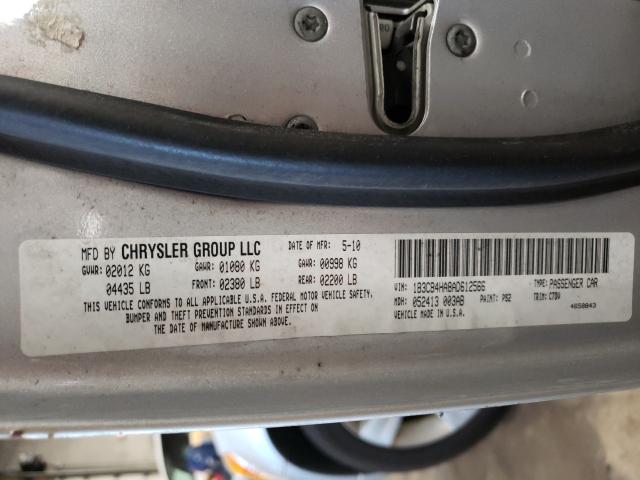 2010 DODGE CALIBER SX 1B3CB4HA8AD612566