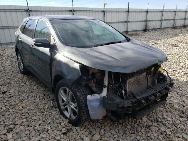 Salvage cars for sale from Copart Appleton, WI: 2015 Ford Edge Titanium