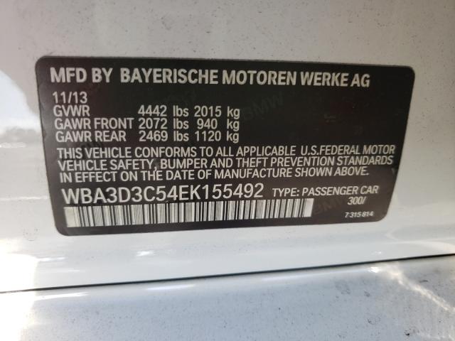 2014 BMW 328 D WBA3D3C54EK155492