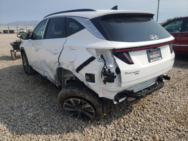 2022 HYUNDAI TUCSON BLU KM8JBCA17NU022497