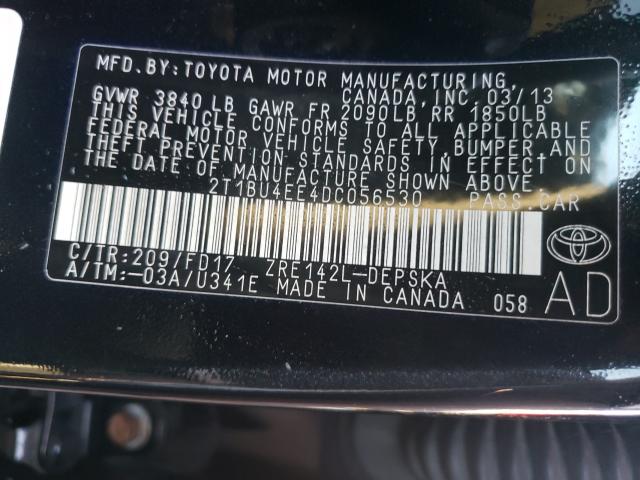 2013 TOYOTA UK 2T1BU4EE4DC056530