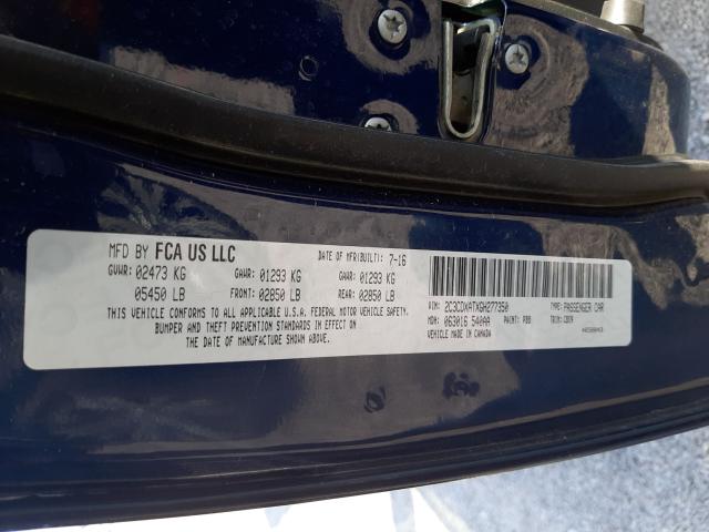 2016 DODGE CHARGER PO 2C3CDXATXGH277350